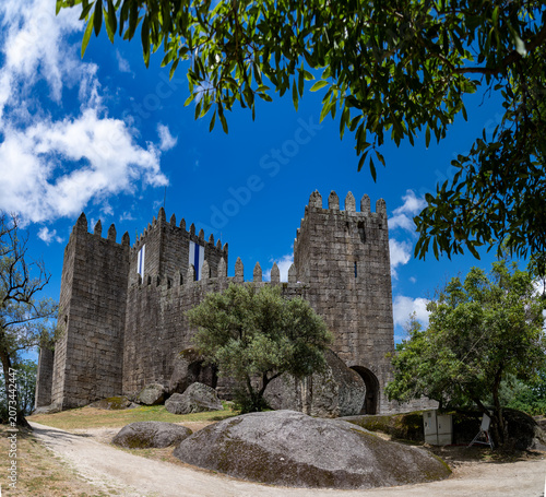 Εκτύπωση καμβά Guimaraes Castle National symbol of the tenth century.Portugal