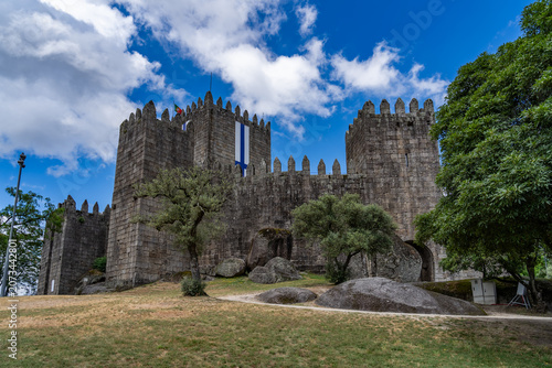 Obraz na plátně Guimaraes Castle National symbol of the tenth century.Portugal