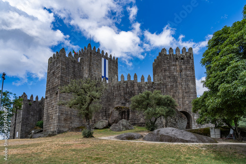 Konstfotografi Guimaraes Castle National symbol of the tenth century.Portugal