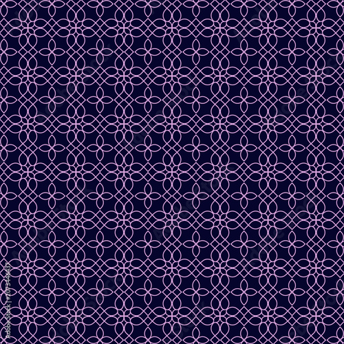 Seamless flower pattern on dark background