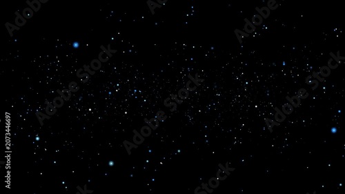 Ambient Blue and white Quantum Field - Seamless Loop