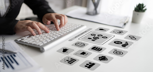 Photos Affiliate marketing drives business growth through partnership strategy, custome
