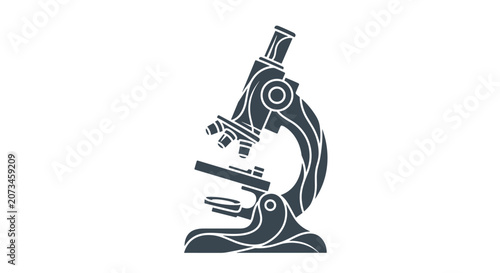 Photos Modern Laboratory Microscope Icon