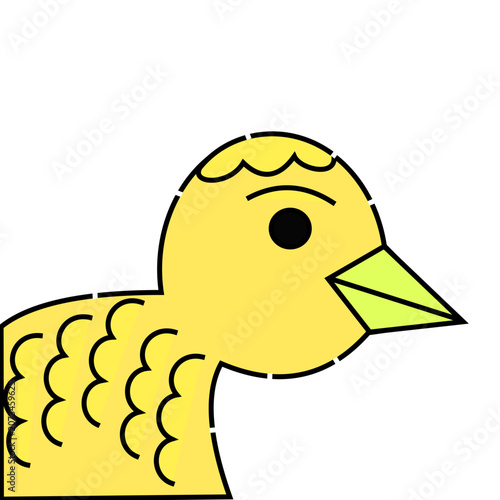 Fotografie yellow duck cartoon