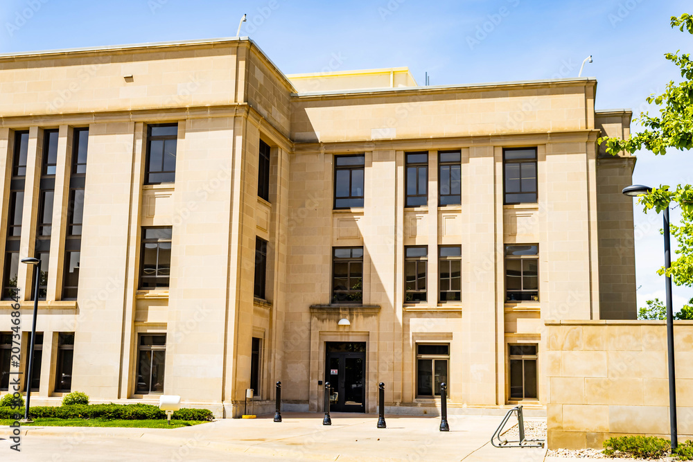 Naklejka premium Historic Wyoming Supreme Court Building in Cheyenne