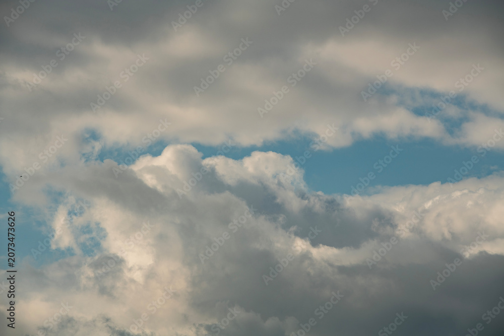 Fototapeta premium Thunderclouds in the sky after rain.