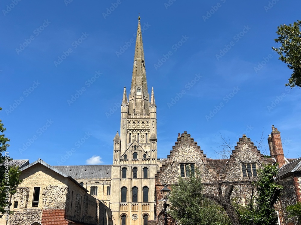 Obraz premium Norwich cathedral in Norfolk, England