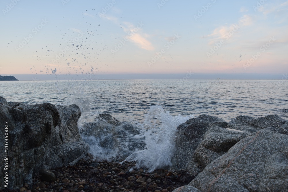 Fototapeta premium sea and rocks Sardinia Cagliari