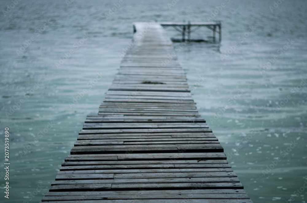 Fototapeta premium pier on the lake