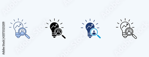 Foto Consumer Insight Multiple Icon Illustration Vector