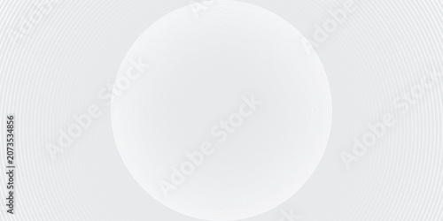 Fotografía Abstract white glowing geometric lines on grey background