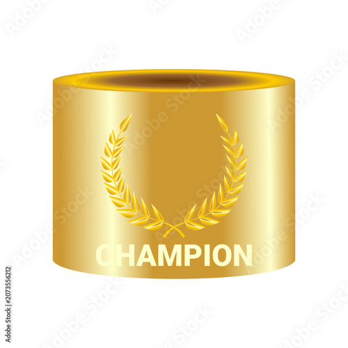 champion podium
