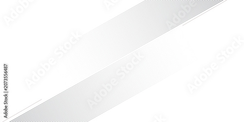 Cuadro en lienzo Slash line background with diagonal lines black color. modern