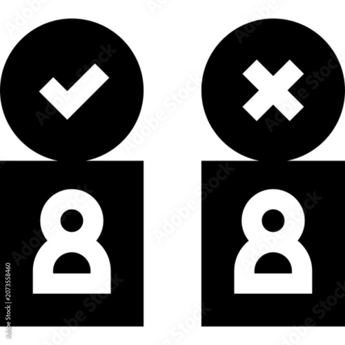 Choice Option Decision Select Strategy Business Plan Icon Set