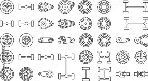 Fotografie Mechanical CAD parts library