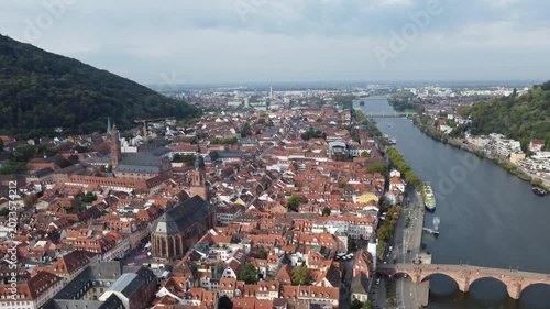 Heidelberg, Germany - Aerial View from a Drone - Europe