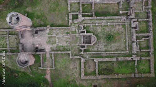 Michaelskloster Heiligenberg  
Aerial view of the Klosterruine St. Michael, Germany - European attractions.
