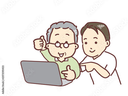 パソコンの使い方を教えてもらう、ネットショッピング、動画視聴など