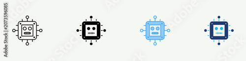 Robotics Single Icon Pack Multistyle