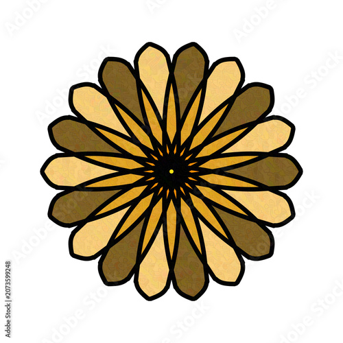 vector illustration of a flower