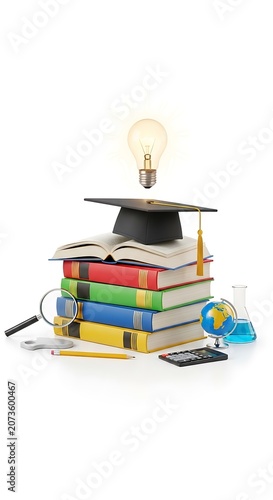 books and pen