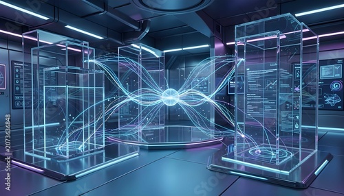 Advanced intelligence system with abstract data flow visualization