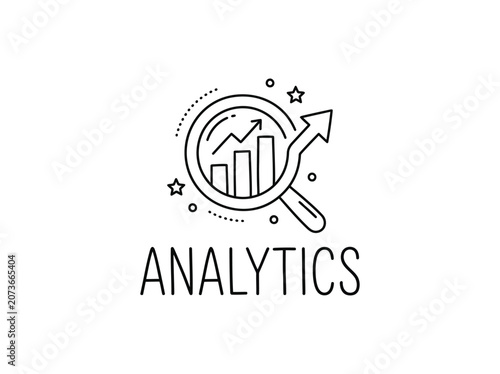 Analytics Business Data Analysis Concept.