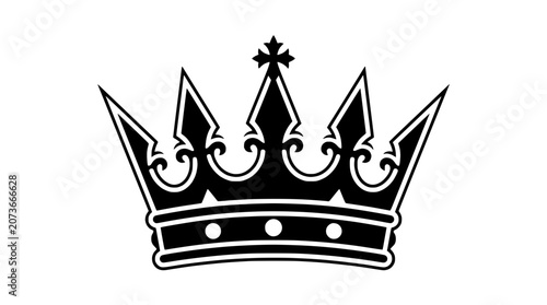Photos Royal Black Crown Icon Silhouette