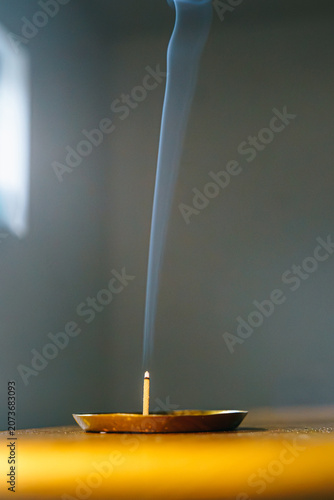 Incense Smoke Relaxation Scene