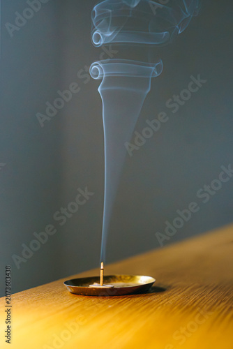 Incense Smoke Relaxation Scene
