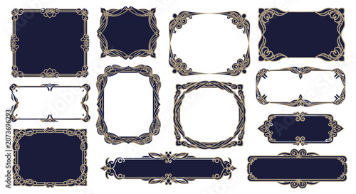 Ornate Frames Collection - Decorative Embellishments for Design