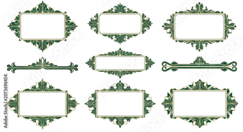 Ornate Vintage Frames and Borders - Decorative Elements Collection