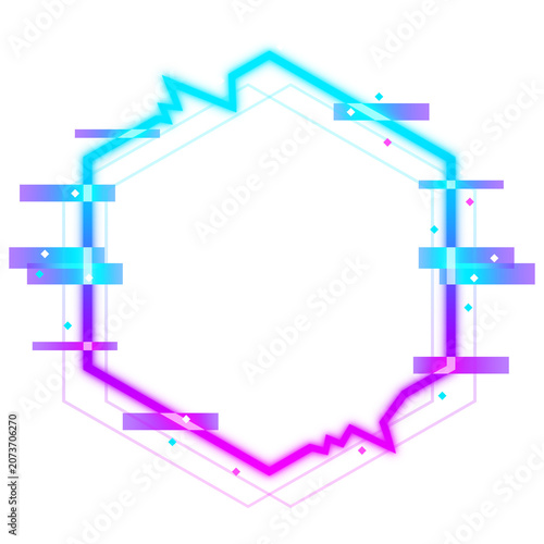 neon border