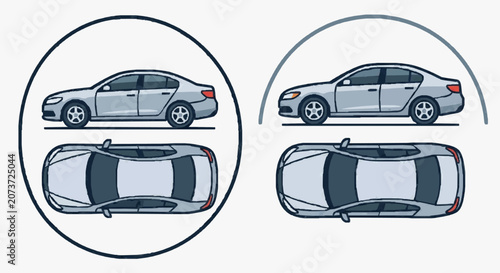 Car Side Profile Comparison Showcase.