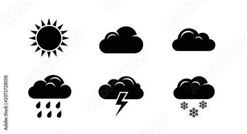Photos Weather icons set