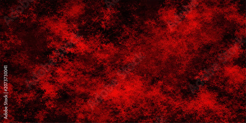 Obraz na plátně Abstract Red Grunge Background with Fiery Smoke Texture Dark Flame Pattern and I