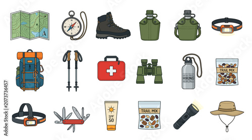 Camping gear and accessories.