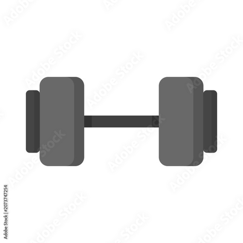dumbbell isolated on white background