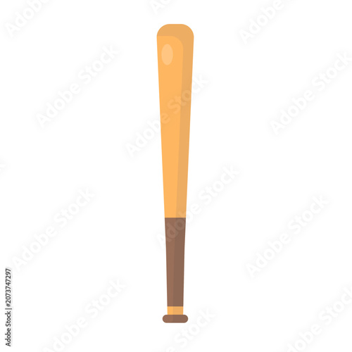 wooden stick isolated on white
