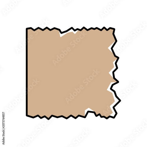 Abstract Brown Geometric Shape Vector
