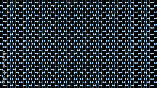 Vector pattern of blue and white geometric shapes