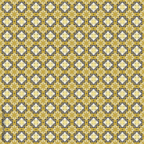Cream Beige Pattern Square Pillow Pattern