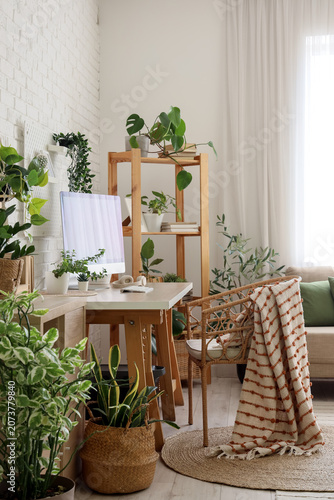 Interior of modern office w...