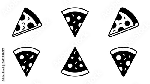 Slices of cheese pizza food.