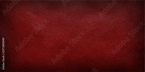 Abstract Red Leather Texture Background with Dark Vintage Grunge Pattern and Rough Textured Material Surface for Wallpaper and Design Backdrop