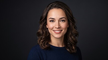 A portrait with perfect studio lighting that highlights the facial features. The photo should be high-quality, sharp, detailed, and with an isolated background.