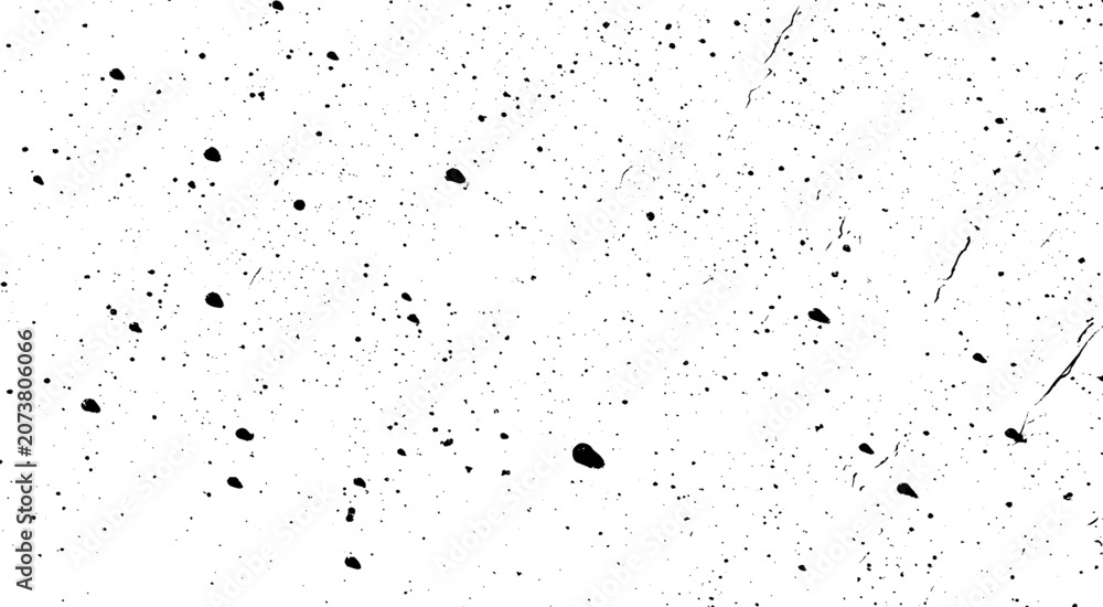 Fototapeta premium Black Ink Spots and Speckles Pattern. Abstract Ink Spray Grunge Pattern