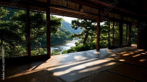 Dining Area with View / 景色を楽しめる窓辺のダイニングエリア