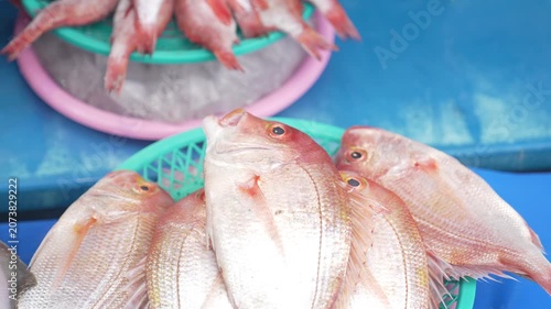 Fishmarket stall