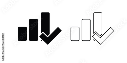 Poll icon, Poll Logo, Poll Vector illustration